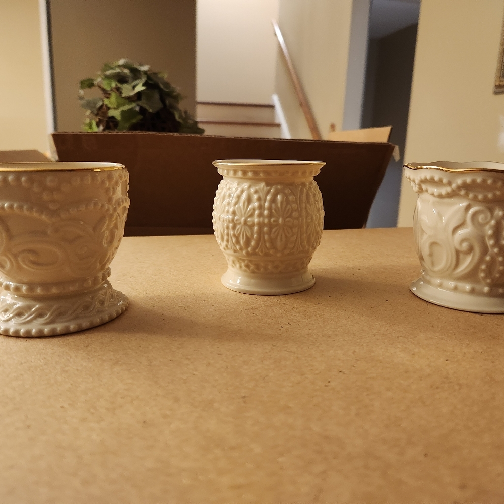 Lenox candle holders
